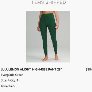 Lululemon aligns 💚